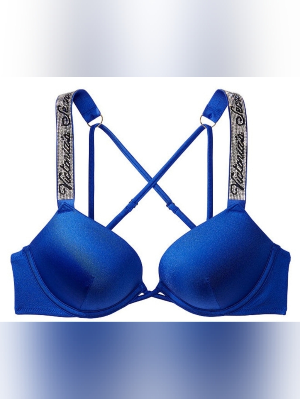 34B 34C 34D VS Swim Shine Strap Bombshell Bikini Top Tropical Island Getaway